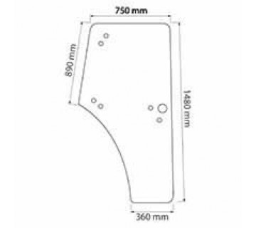 GEAM USA STANGA MASSEY FERGUSON 4285422M1, 4285422M2, 4297406M91